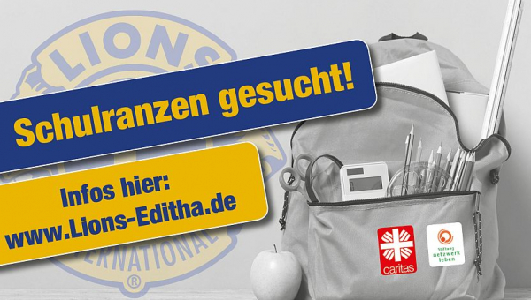 Schulranzen-Aktion vom „netzwerk leben“ 2022